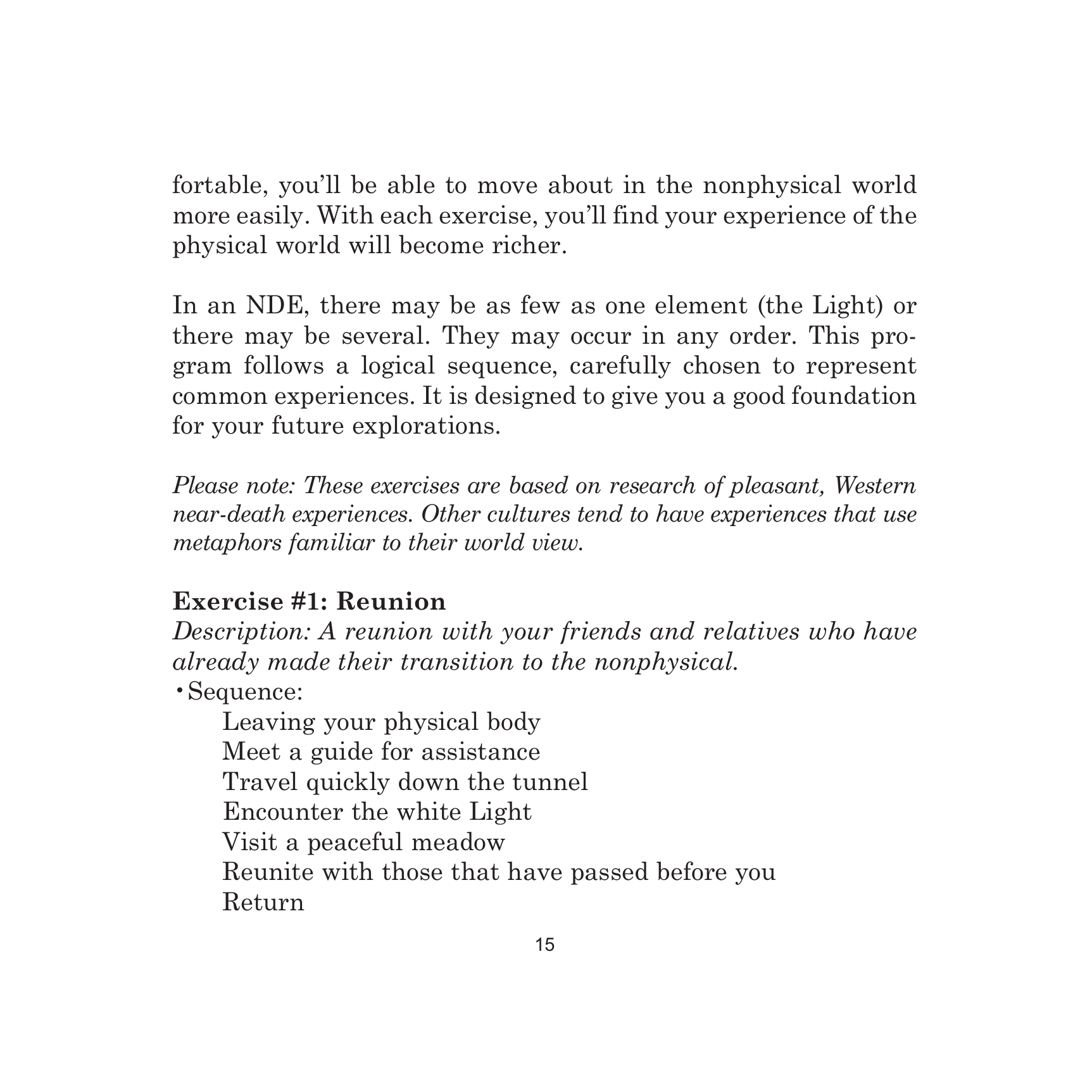 Into The Light manual, page 16