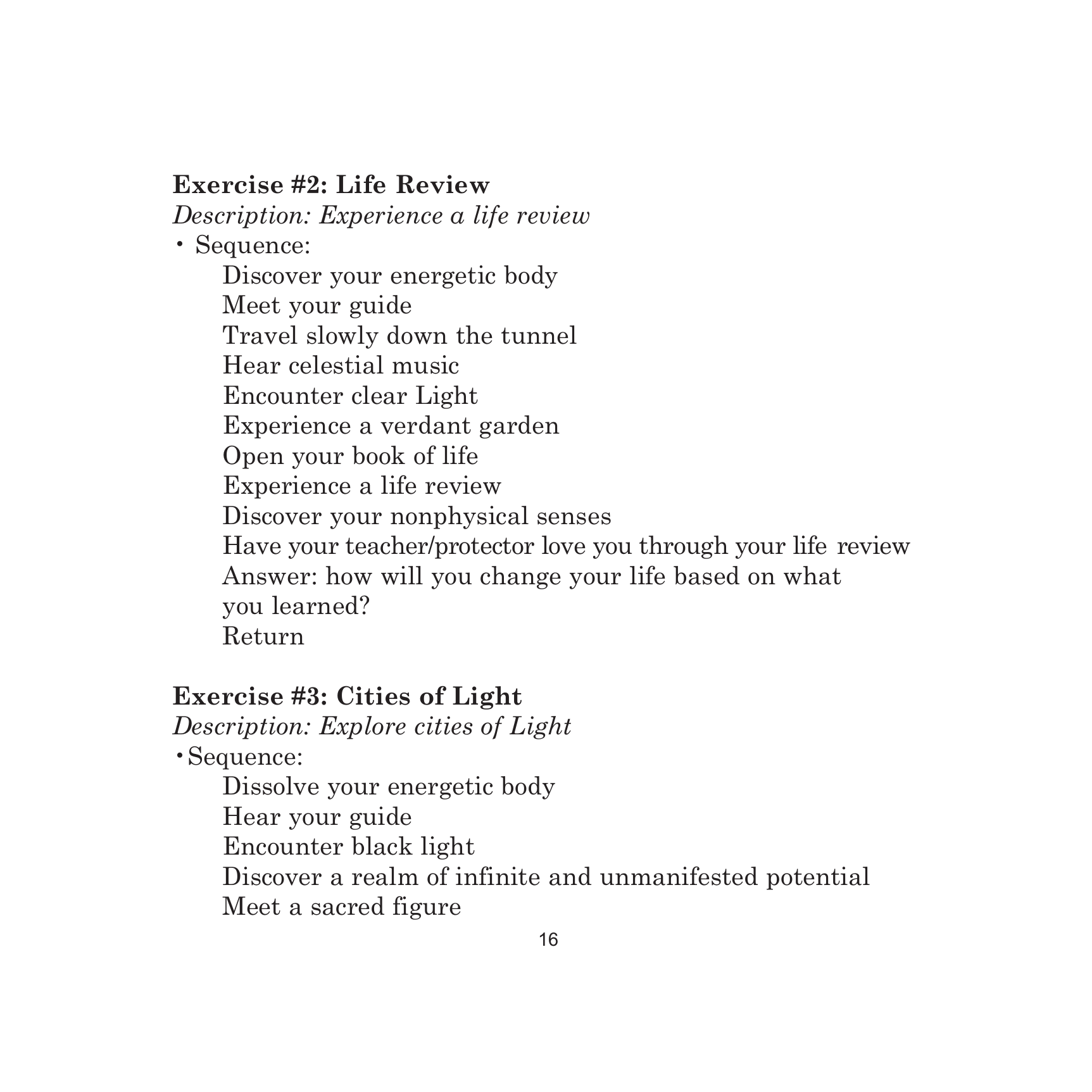 Into The Light manual, page 17